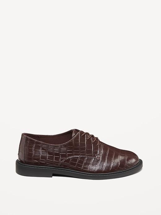 Faux Leather Oxford Shoe Product Image