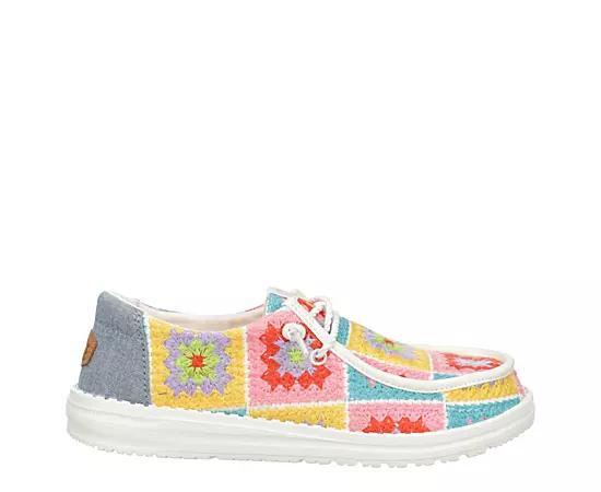 Heydude Womens Wendy Crochet Slip On Sneaker Product Image