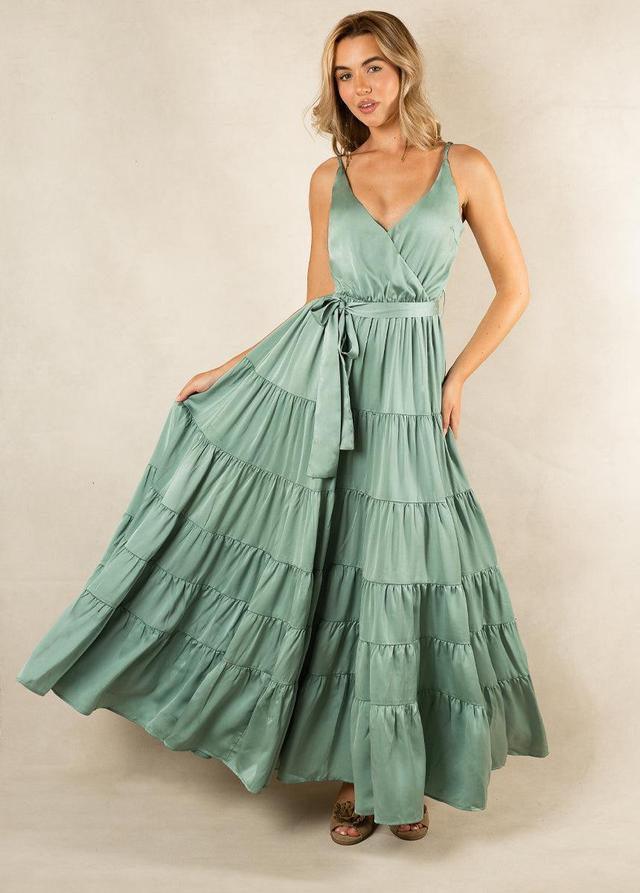 Zayla Dress in Seaglass Product Image