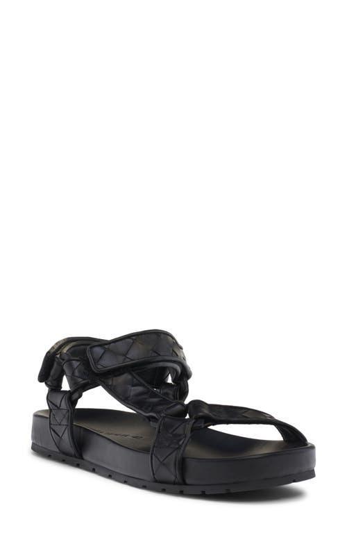 Bottega Veneta Womens Leather Flat Sandals Product Image