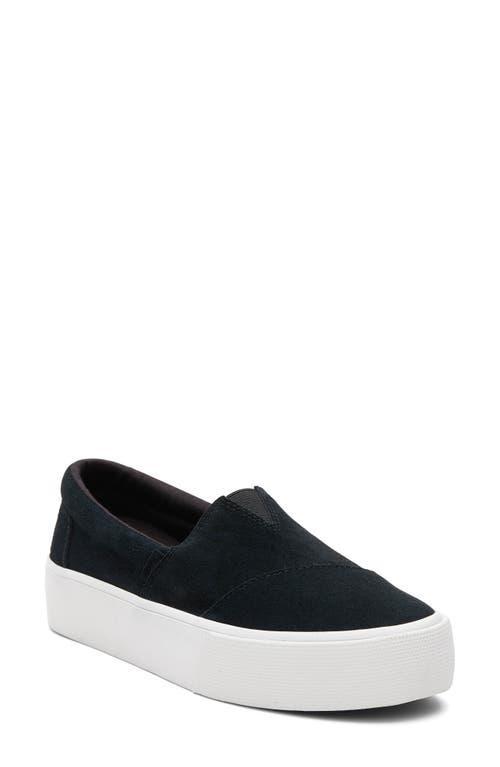 Toms Womens Fenix Canvas Slip On Platform Sneakers Product Image