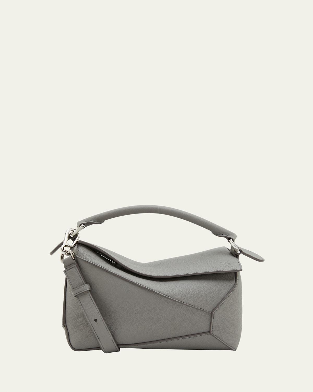 Small Puzzle Edge Leather Shoulder Bag Product Image