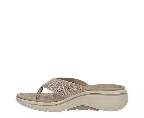 Skechers Womens Go Walk Arch Fit-Dazzle Sandal Product Image