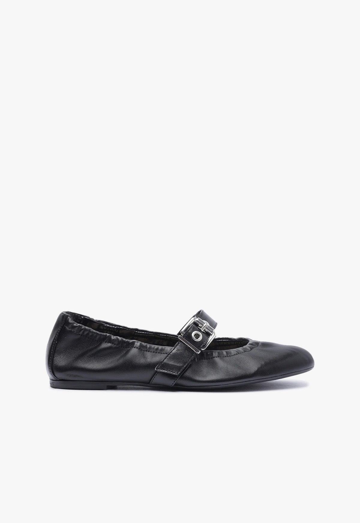 Calita Nappa Leather Flat Female Product Image