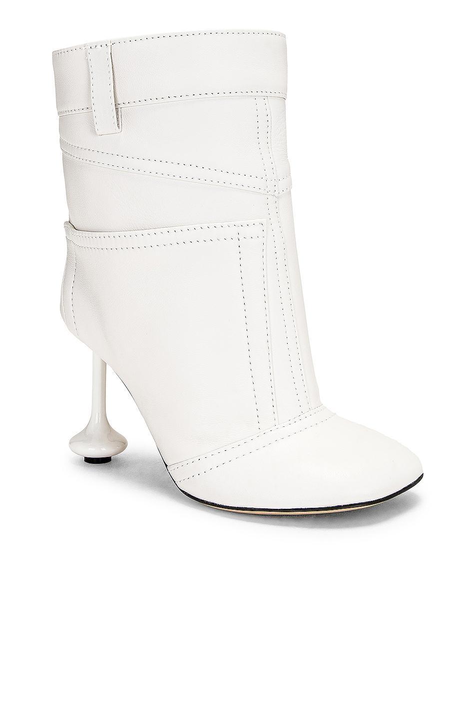 Loewe Toy Ankle Boot in Oat Milk - Cream. Size 41 (also in 40). Product Image