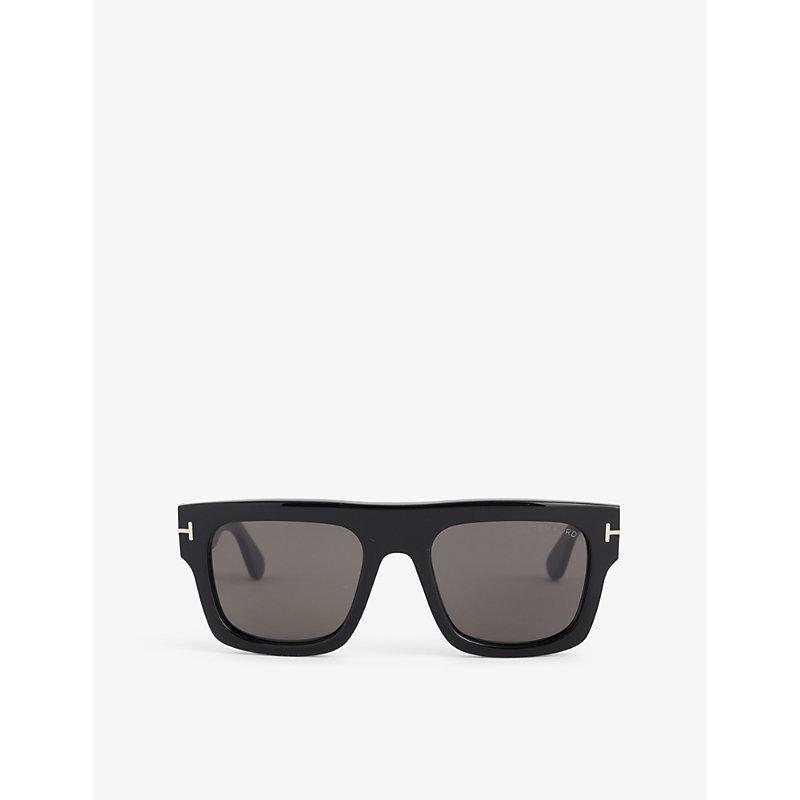 TOM FORD Eyewear Fausto Square In Black Product Image