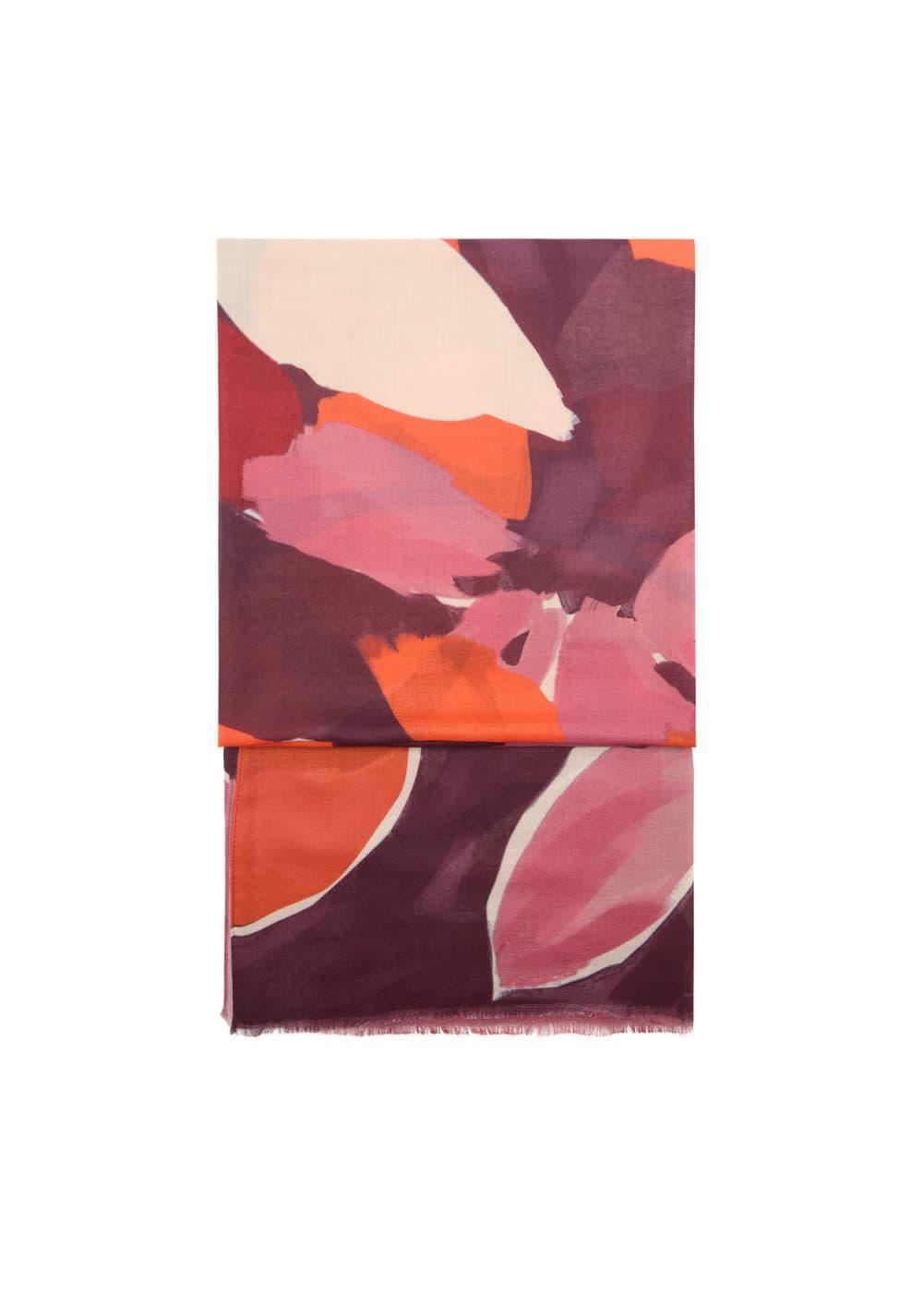 MANGO - Floral print scarf - One size - Women Product Image