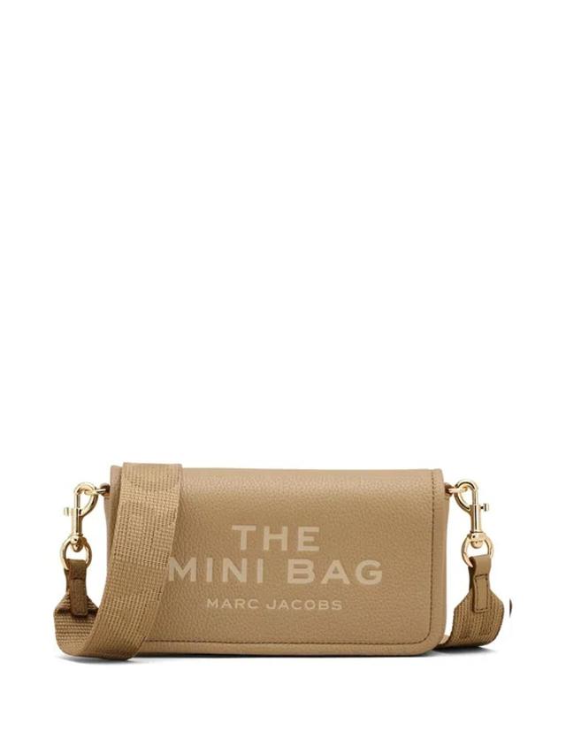 The Leather Mini Bag In Beis Product Image