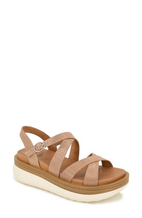 Gentle Souls by Kenneth Cole Womens Rebha Crossover Strap Platform Sandals Product Image