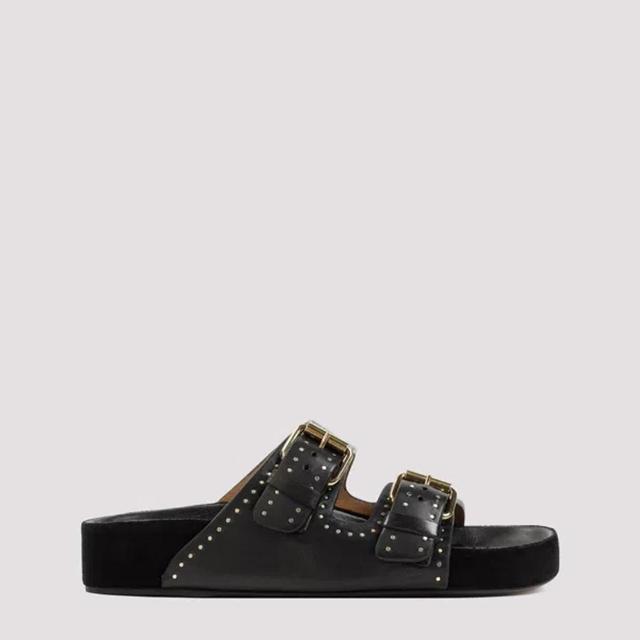 ISABEL MARANT Black Lennyo Sandals Product Image