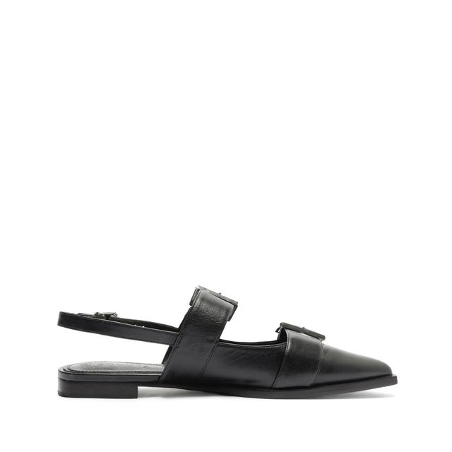 Darla Sling Leather Flat Female Product Image