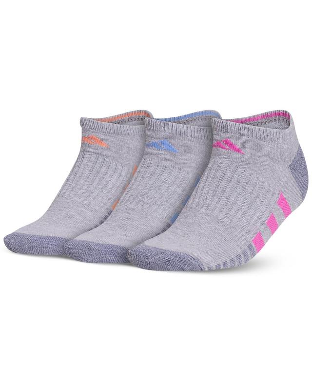 adidas Womens 3-Pk. Cushioned 3.0 No Show Socks Product Image