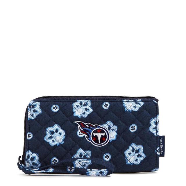 Vera Bradley NFL RFID Front Zip Wristlet Women in Tennessee Titans Bandana Product Image