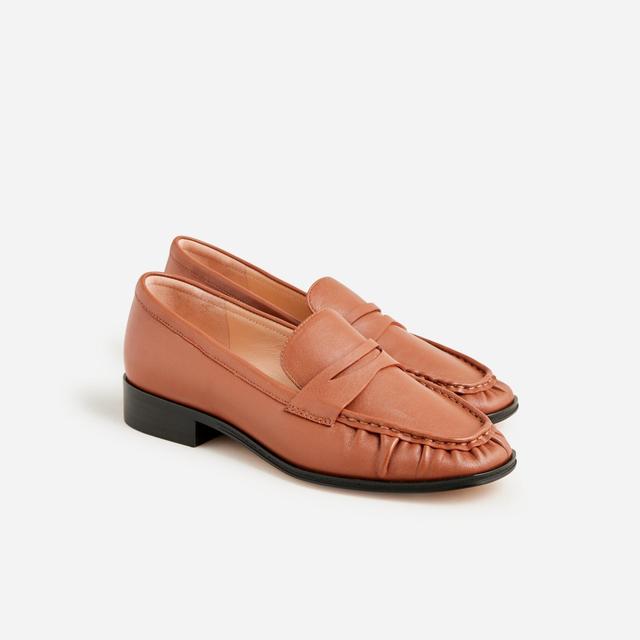 Maison ruched loafers in leather Product Image