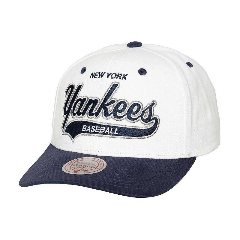 Mens Mitchell & Ness New York Yankees Cooperstown Collection Tail Sweep Pro Snapback Hat Product Image