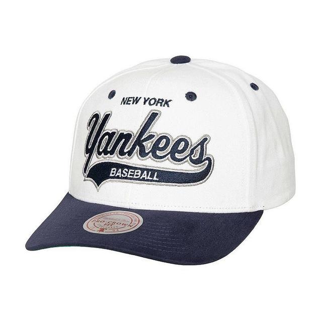 Mens Mitchell & Ness New York Yankees Cooperstown Collection Tail Sweep Pro Snapback Hat Product Image