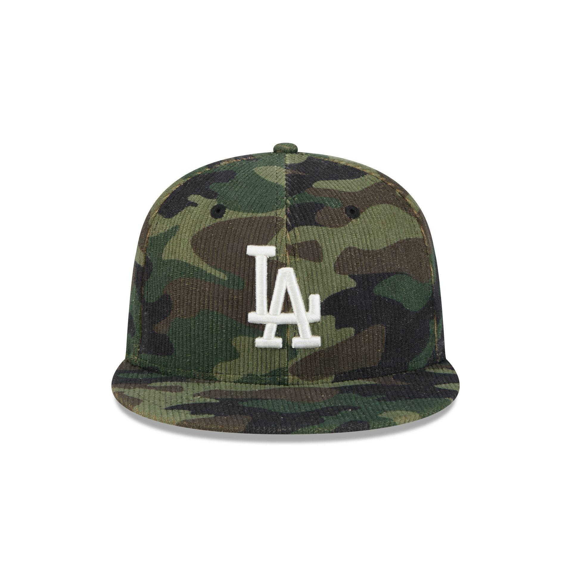 Los Angeles Dodgers Camo Cord 59FIFTY Fitted Hat Male Product Image