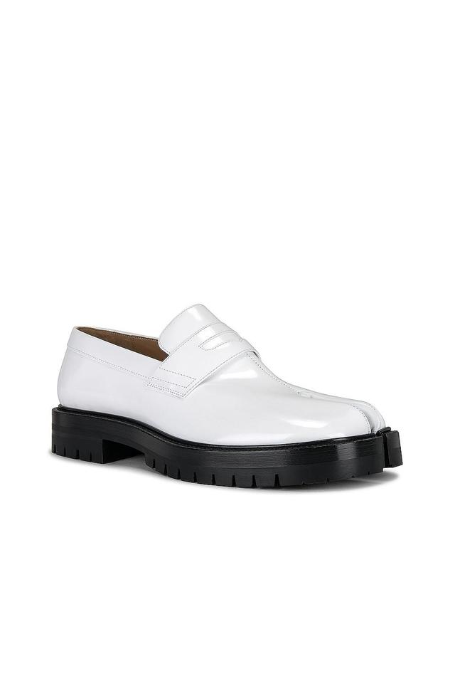 Maison Margiela Tabi County Loafer in White Product Image