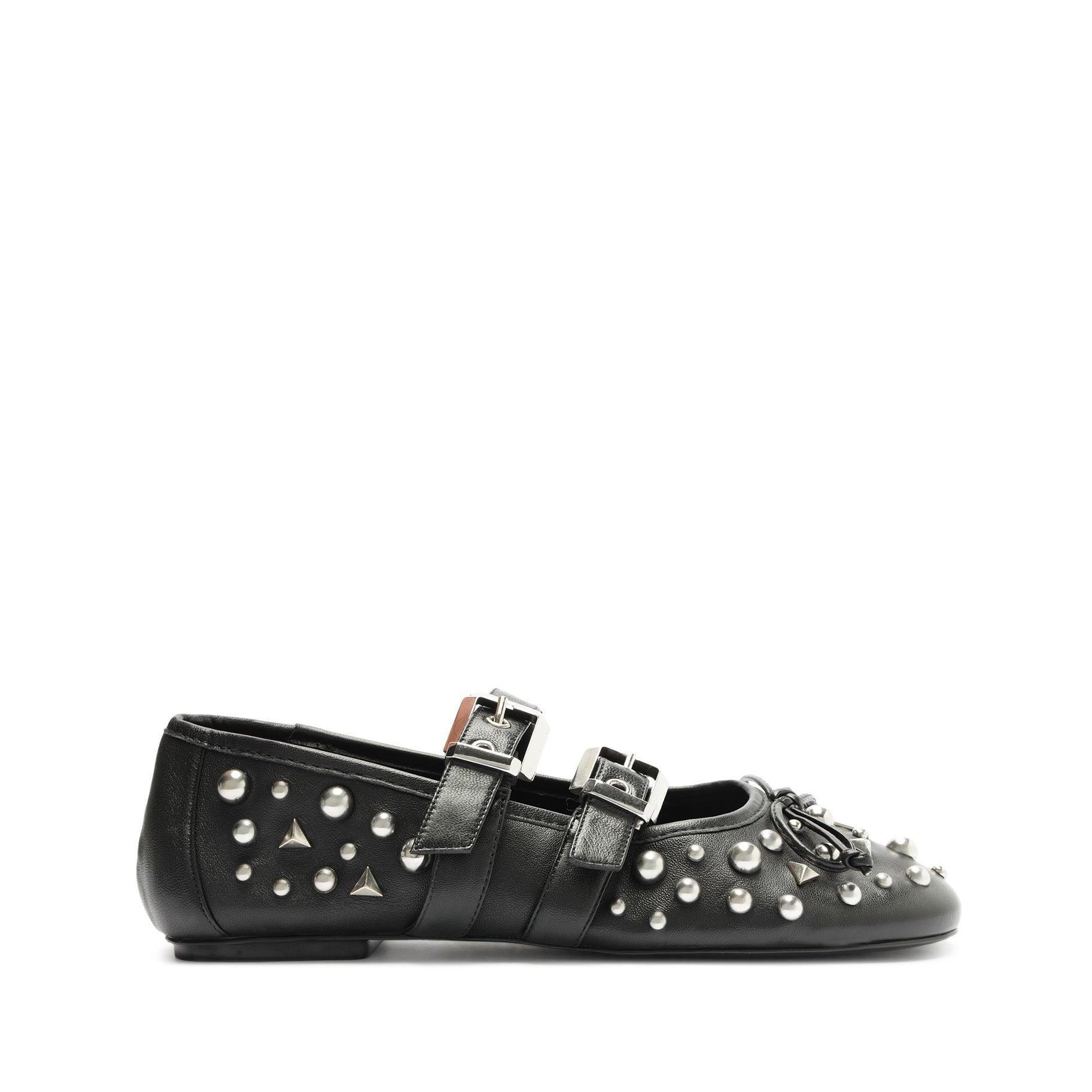 Sarita Leather Flat Female Product Image