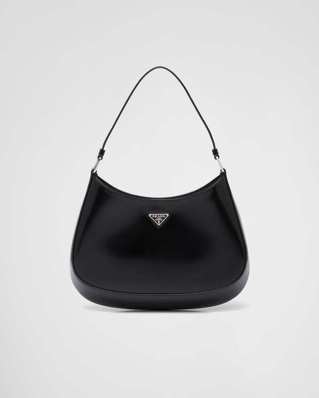 Prada Cleo brushed leather shoulder bag Product Image