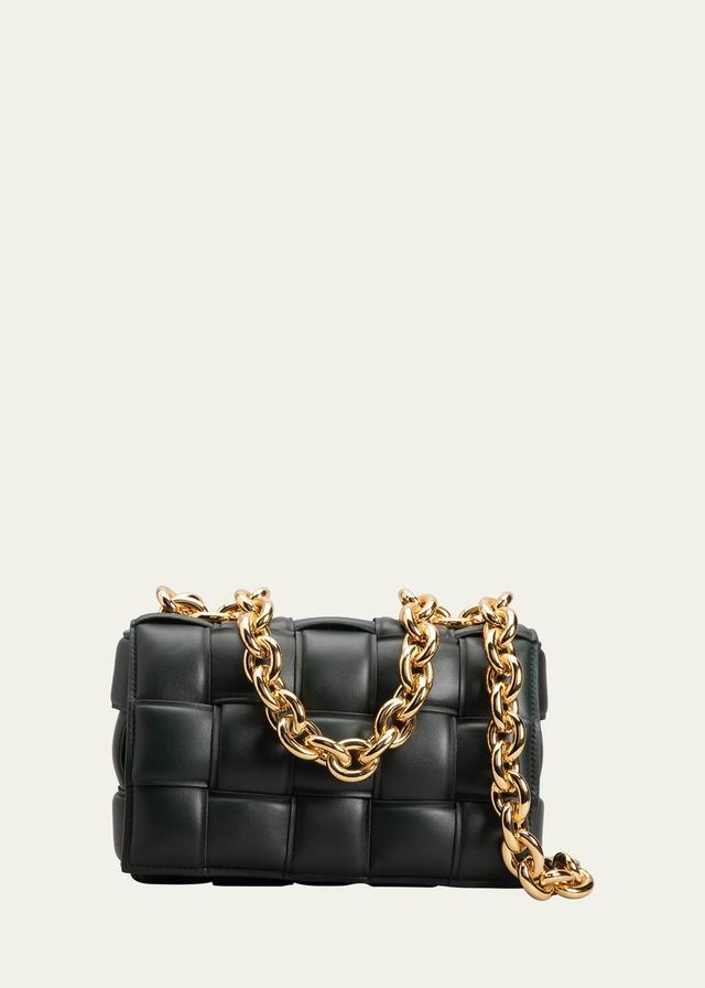 Womens The Chain Cassette Padded Leather Shoulder Bag Product Image