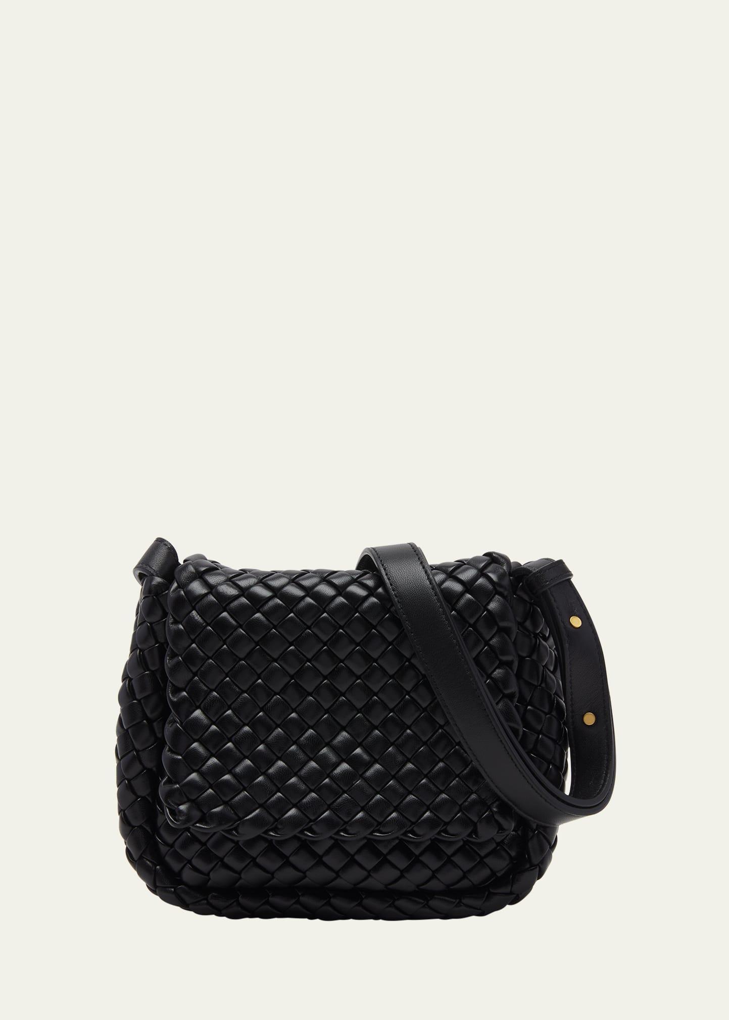 Bottega Veneta Mini Cobble Padded Intrecciato Leather Shoulder Bag Product Image