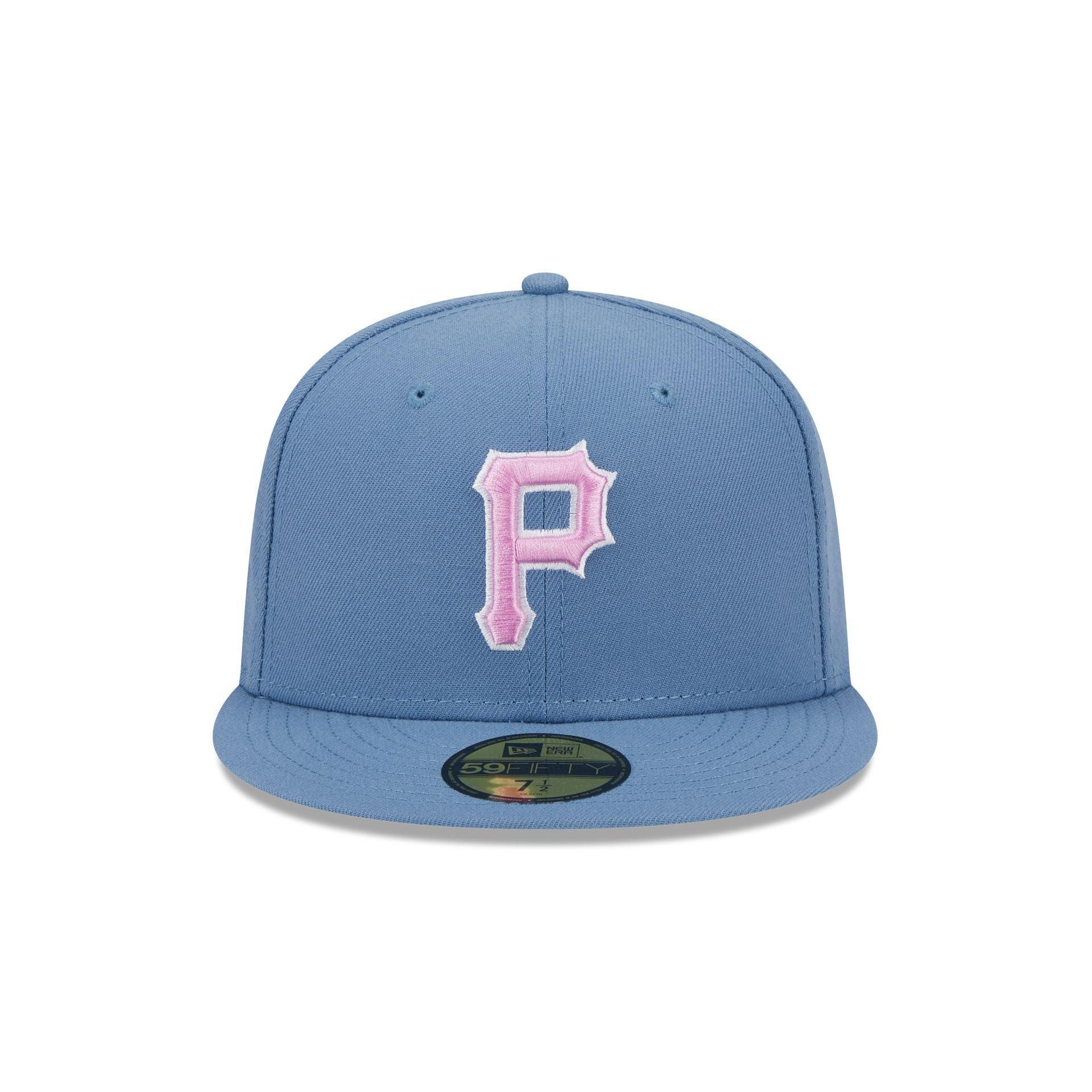 Pittsburgh Pirates Color Pack Faded Blue 59FIFTY Fitted Hat Male Product Image