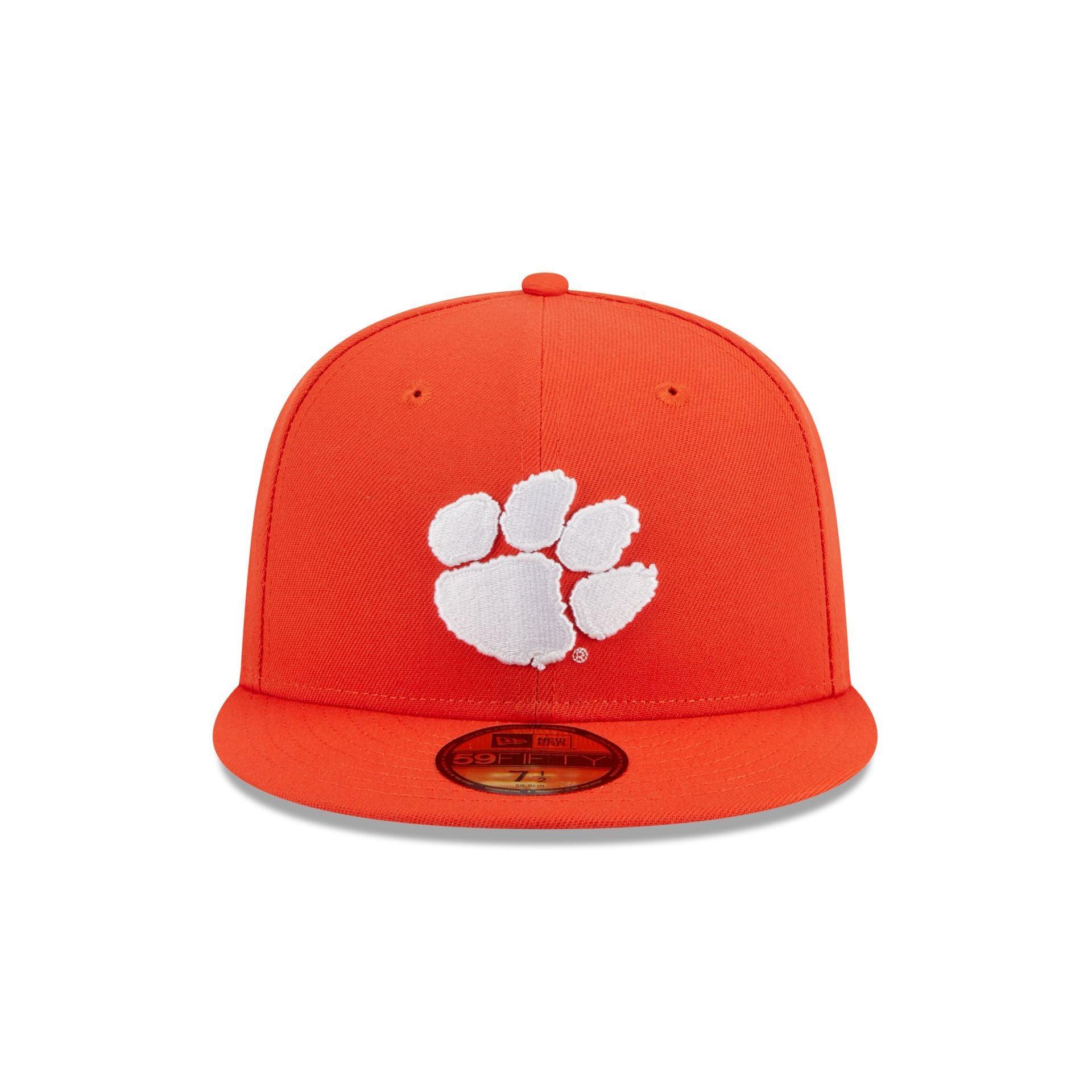 Clemson Tigers Orange 59FIFTY Fitted Hat Male Product Image