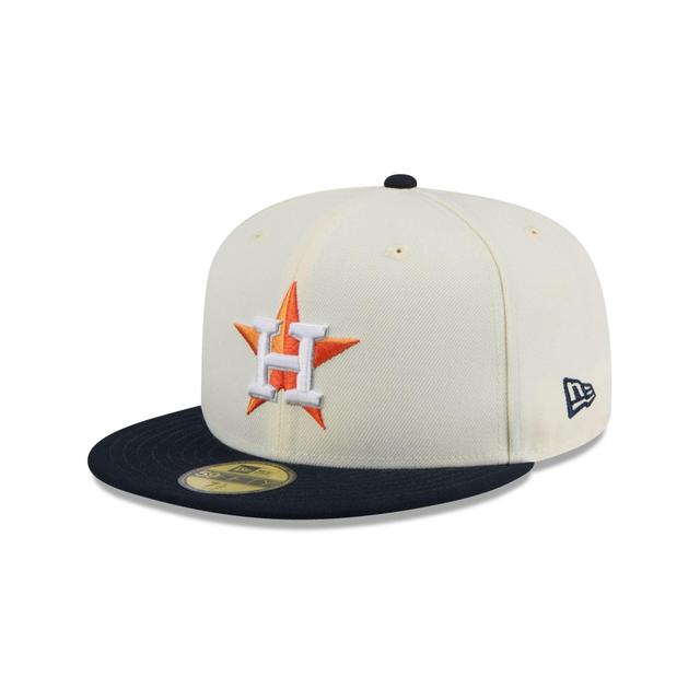 Houston Astros Chrome 59FIFTY Fitted Hat Male Product Image