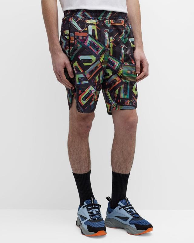 Mens Cassette Tape Athletic Shorts Product Image