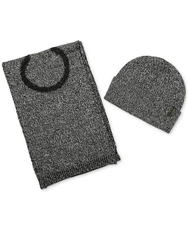 Calvin Klein Mens Twisted Yarn Scarf & Beanie Set Product Image