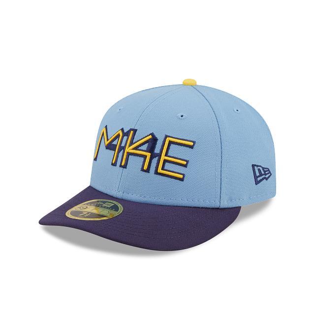 Milwaukee Brewers City Connect Low Profile 59FIFTY Fitted Hat Male Product Image