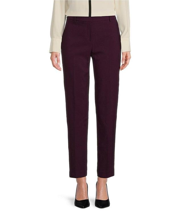 Anne Klein Fly Front Slash Pocket Straight Leg Coordinating Ankle Pant Product Image