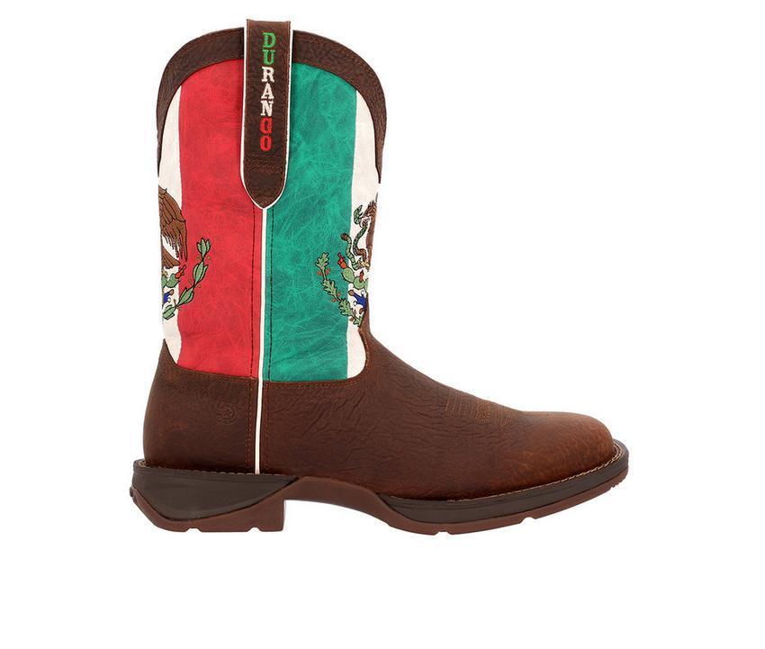 Men's Durango Rebel Mexico Flag Western Boot Product Image