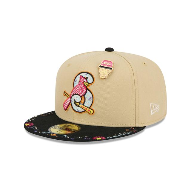 Springfield Cardinals Skull Pin 59FIFTY Fitted Hat Male Product Image