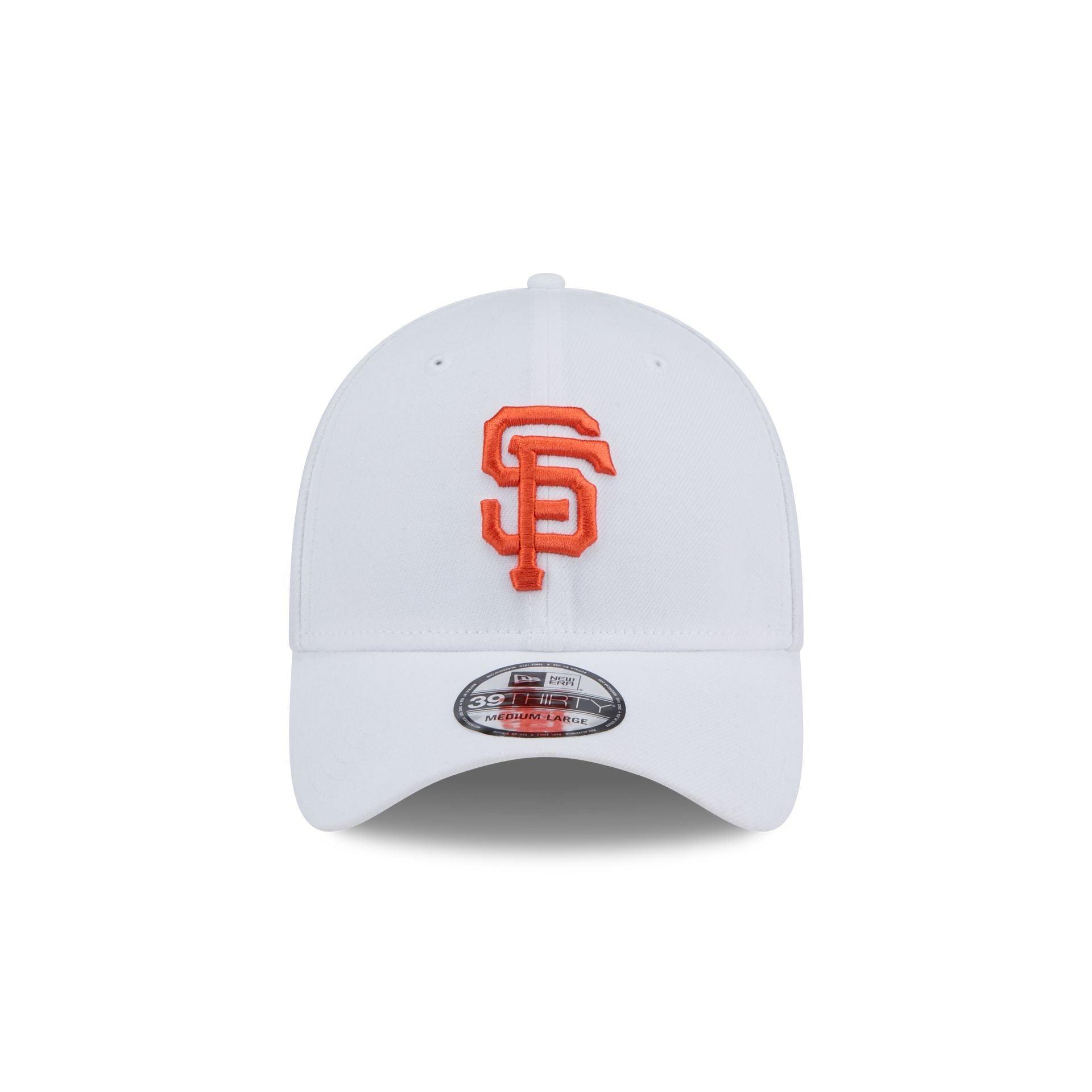 San Francisco Giants Optic White 39THIRTY Stretch Fit Hat Male Product Image