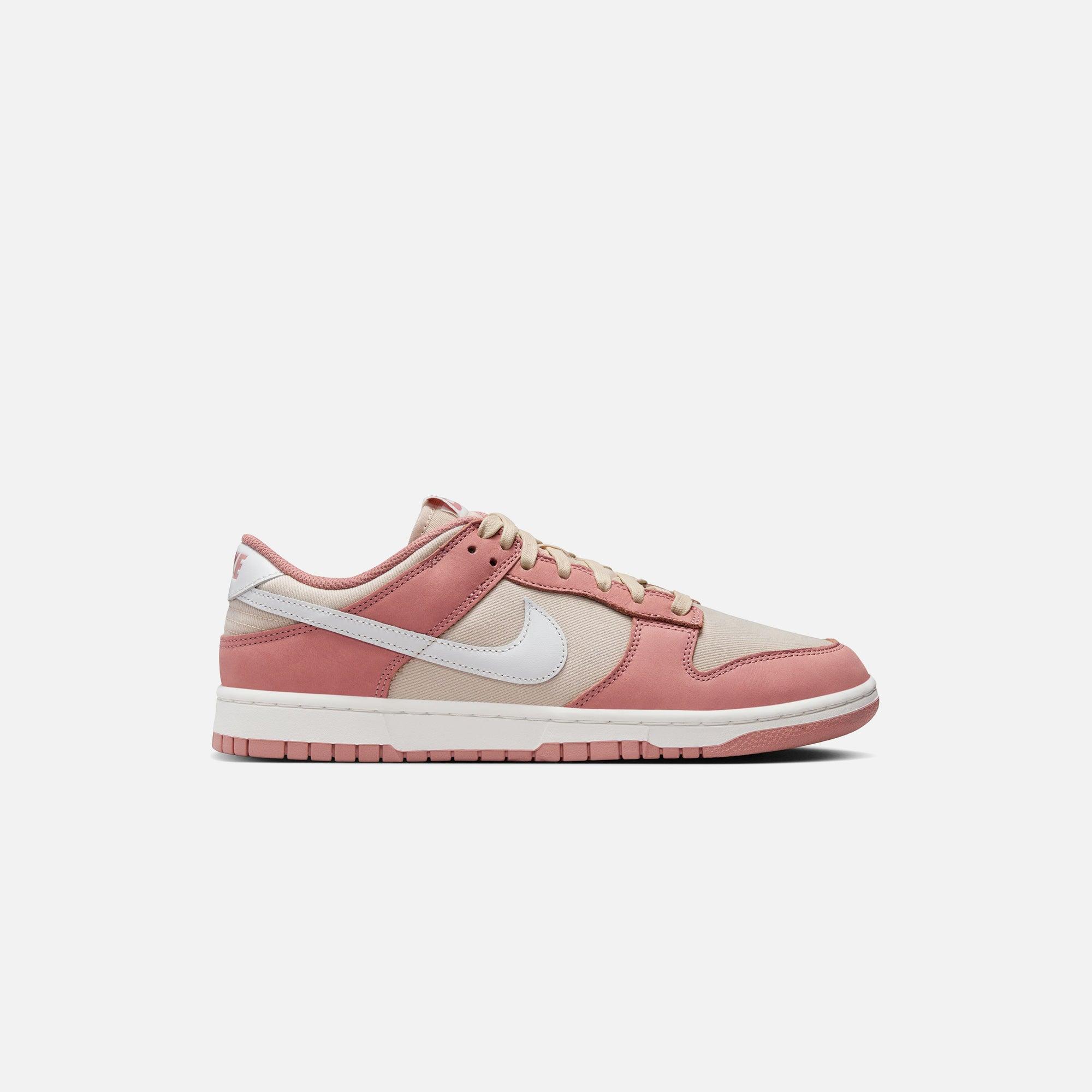 Nike Dunk Low Retro PRM NBHD - Red Stardust / Summit White / Sanddrift Male Product Image