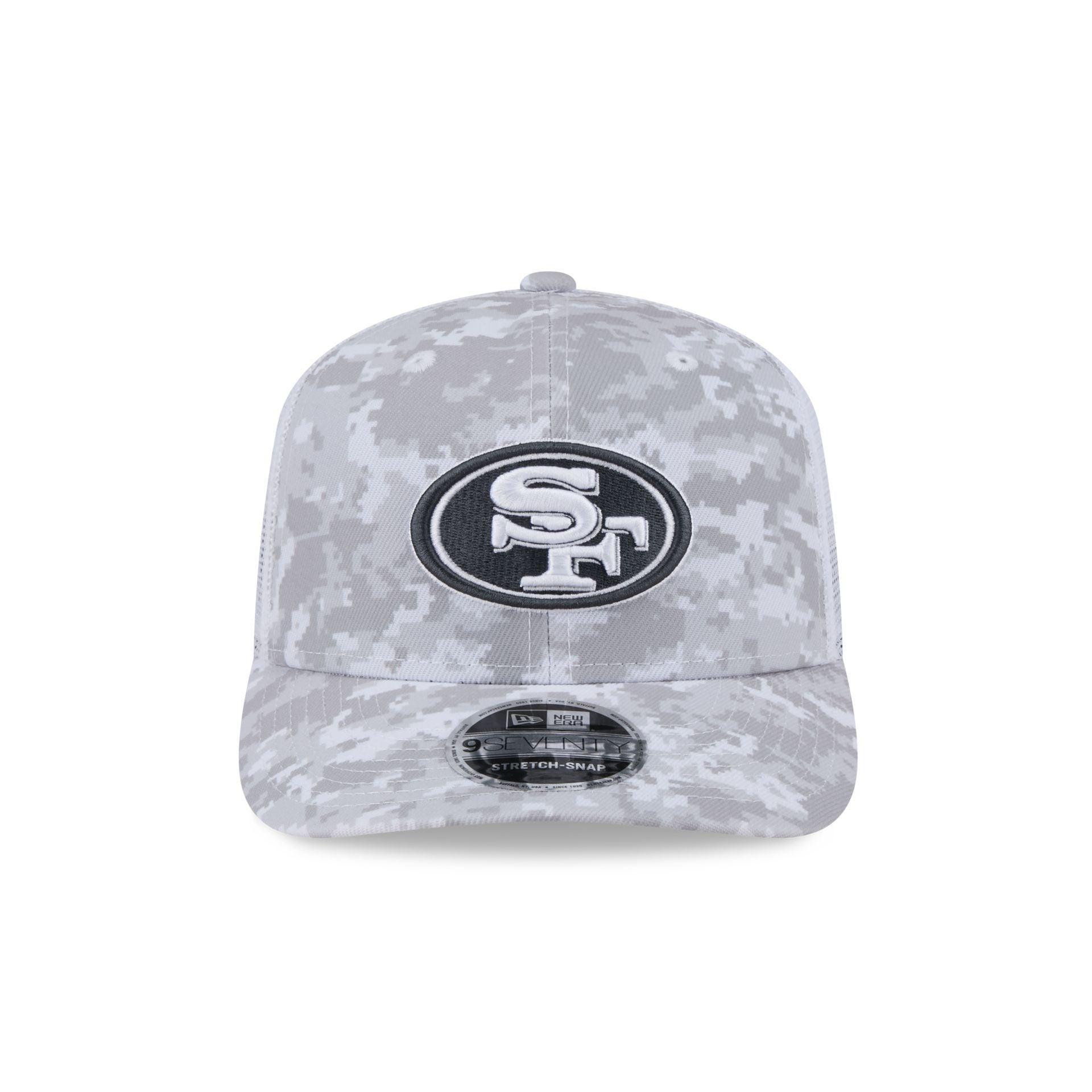 San Francisco 49ers 2024 Salute to Service 9SEVENTY Trucker Hat Male Product Image