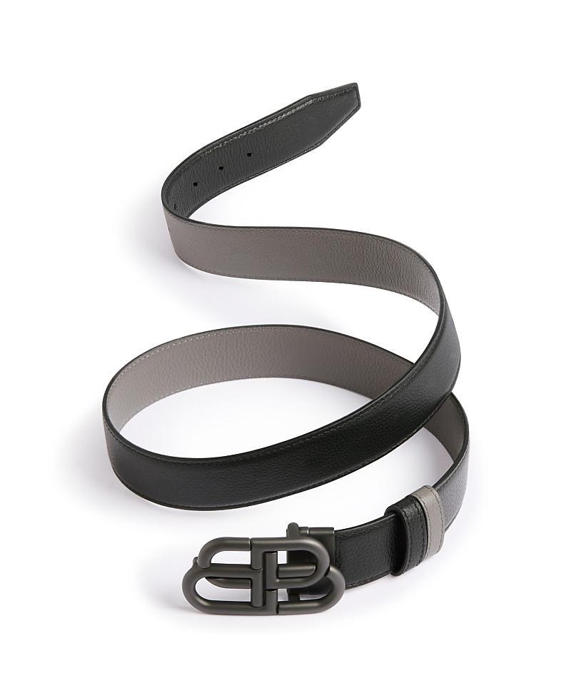 Mens BB Reversible Belt in Grained Calfskin Product Image