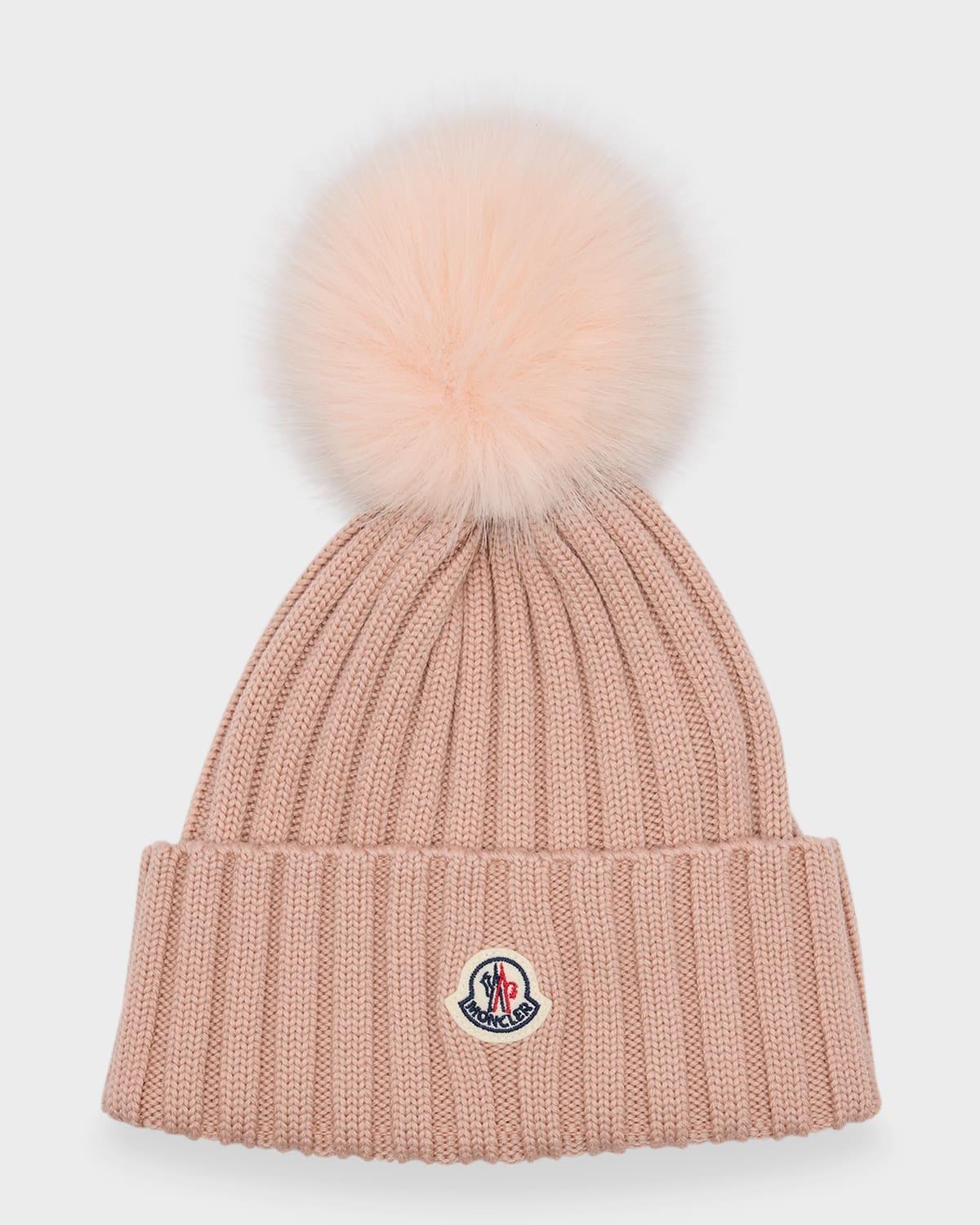 Moncler Wool Ribbed Pom-Pom Hat Product Image