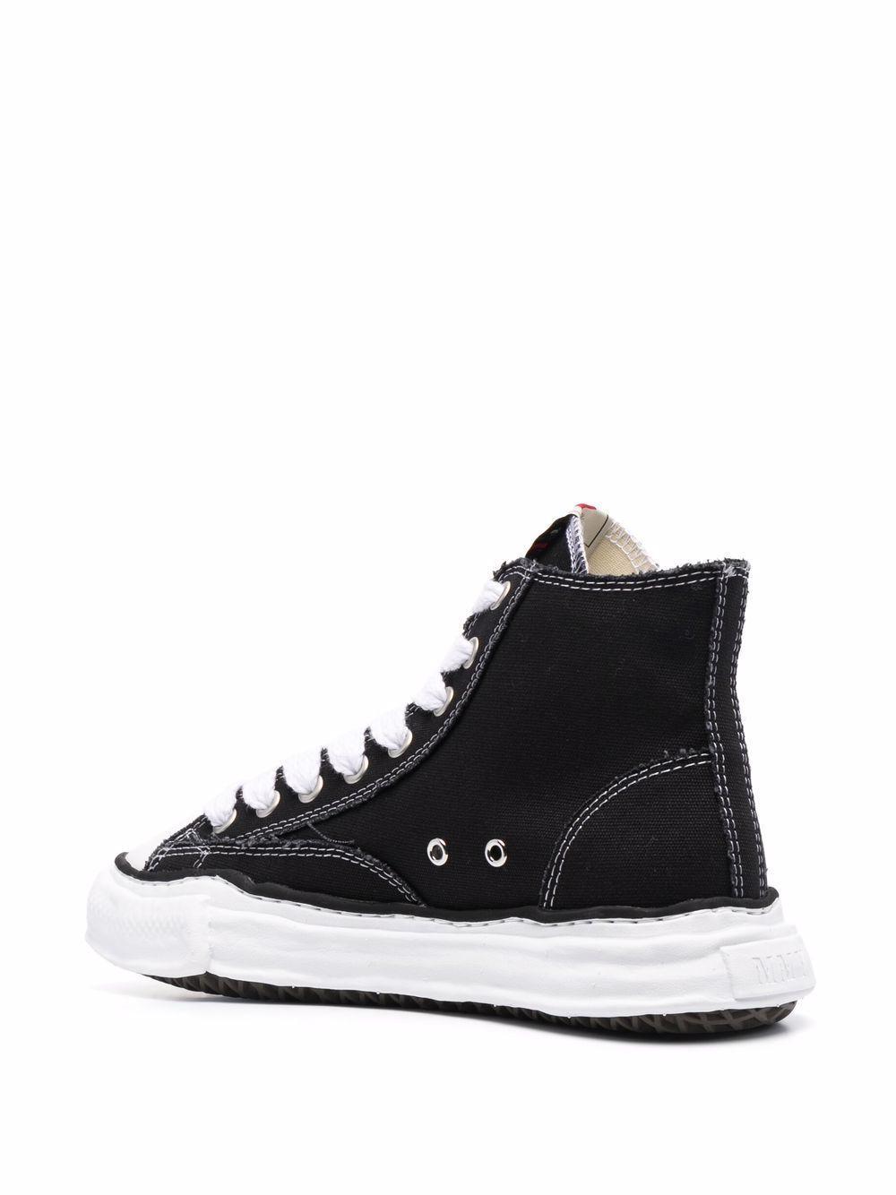 high-top lace-up sneakers Product Image