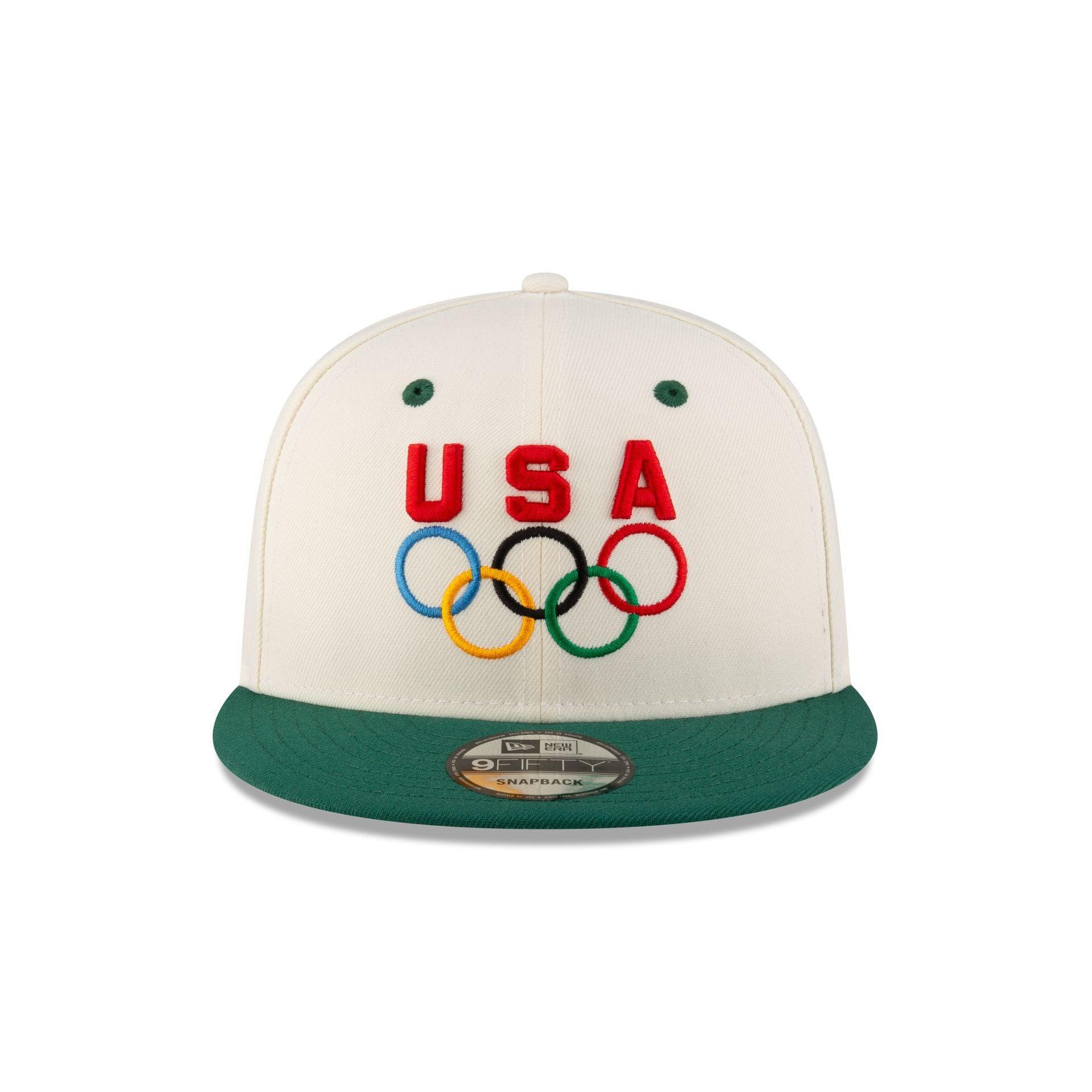 Team USA Chrome Green 9FIFTY Snapback Hat Male Product Image