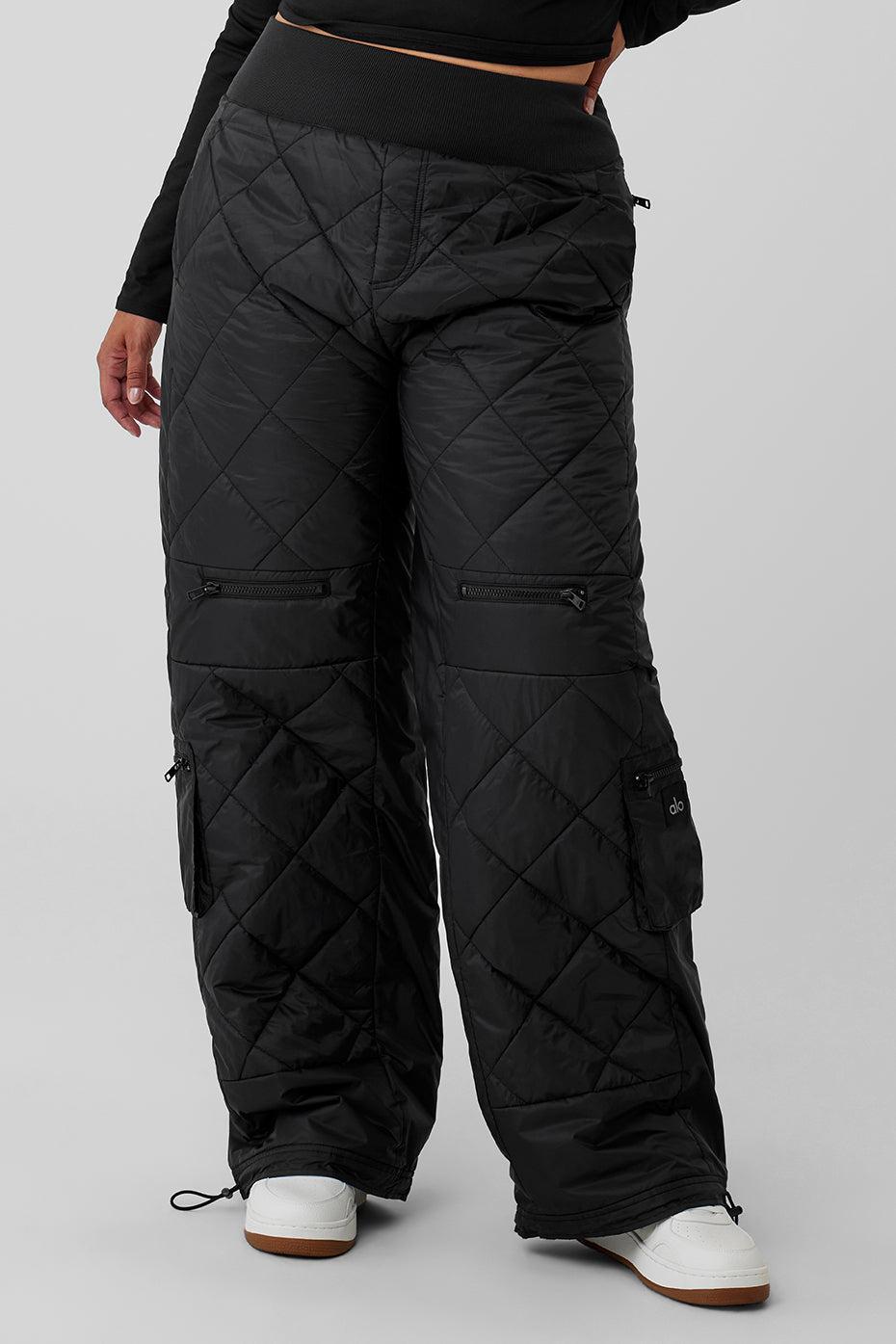 High-Waist Snowrider Puffer Pant - Black Female Product Image