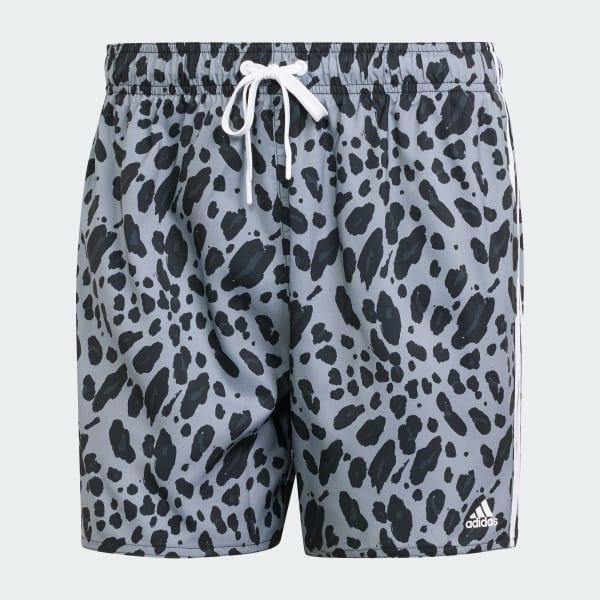 Essentials 3-Stripes Animal-Print CLX Swim Shorts Product Image