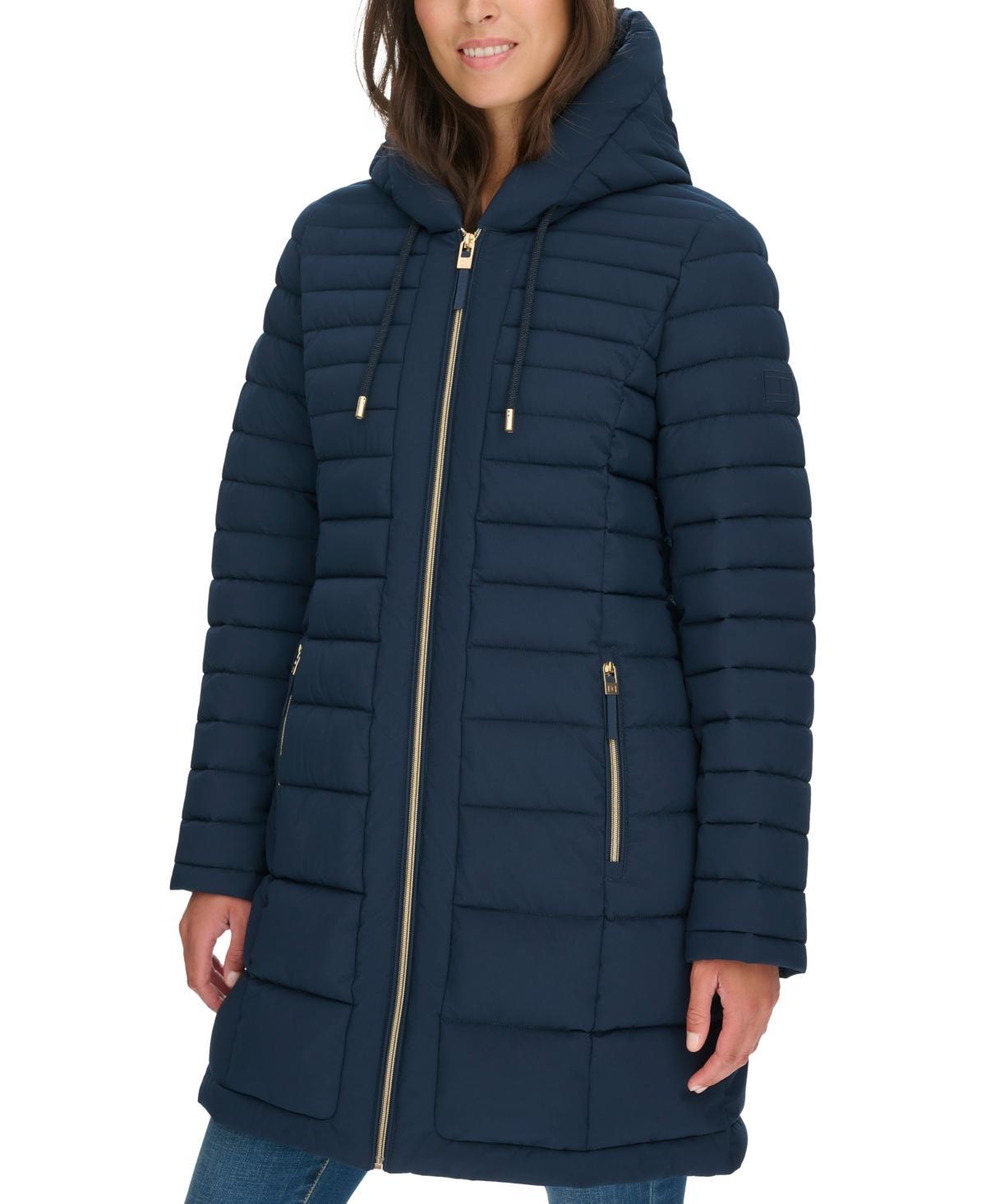 Tommy Hilfiger Womens Hooded Packable Puffer Coat product image