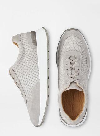 Peter Millar Mens Wayfare Runner | Color: Pearl Grey | Size: 8 Product Image