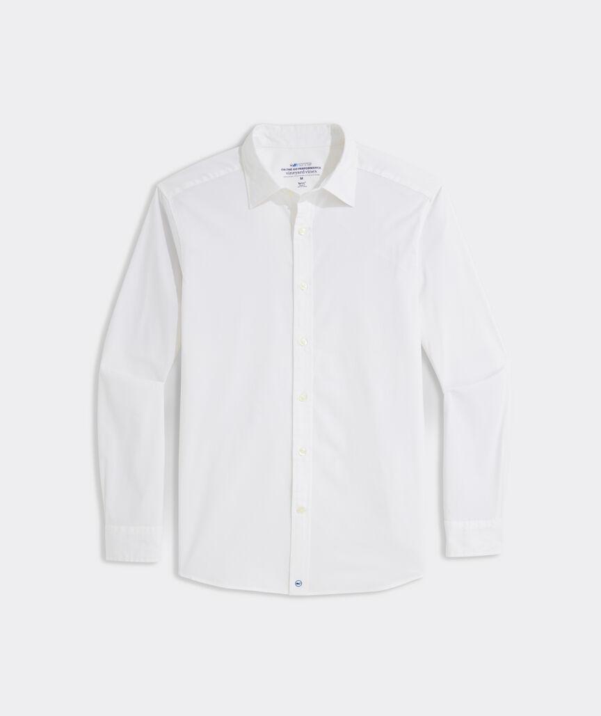 On-The-Go brrrº Solid Spread Collar Shirt Product Image