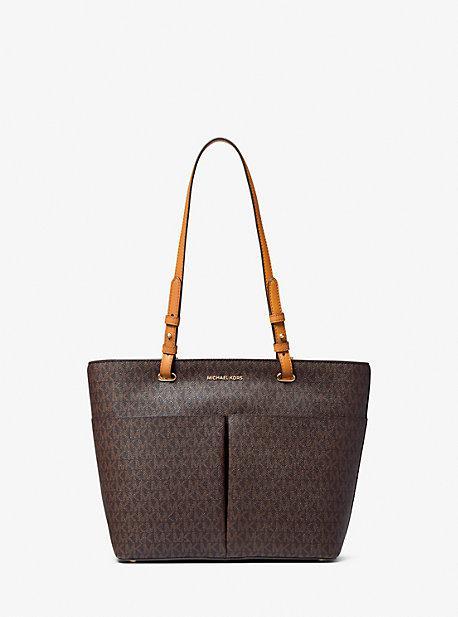 MICHAEL Michael Kors Bedford Womens Shoulder Pouch Tote Handbag - brown - Size: One Size Product Image