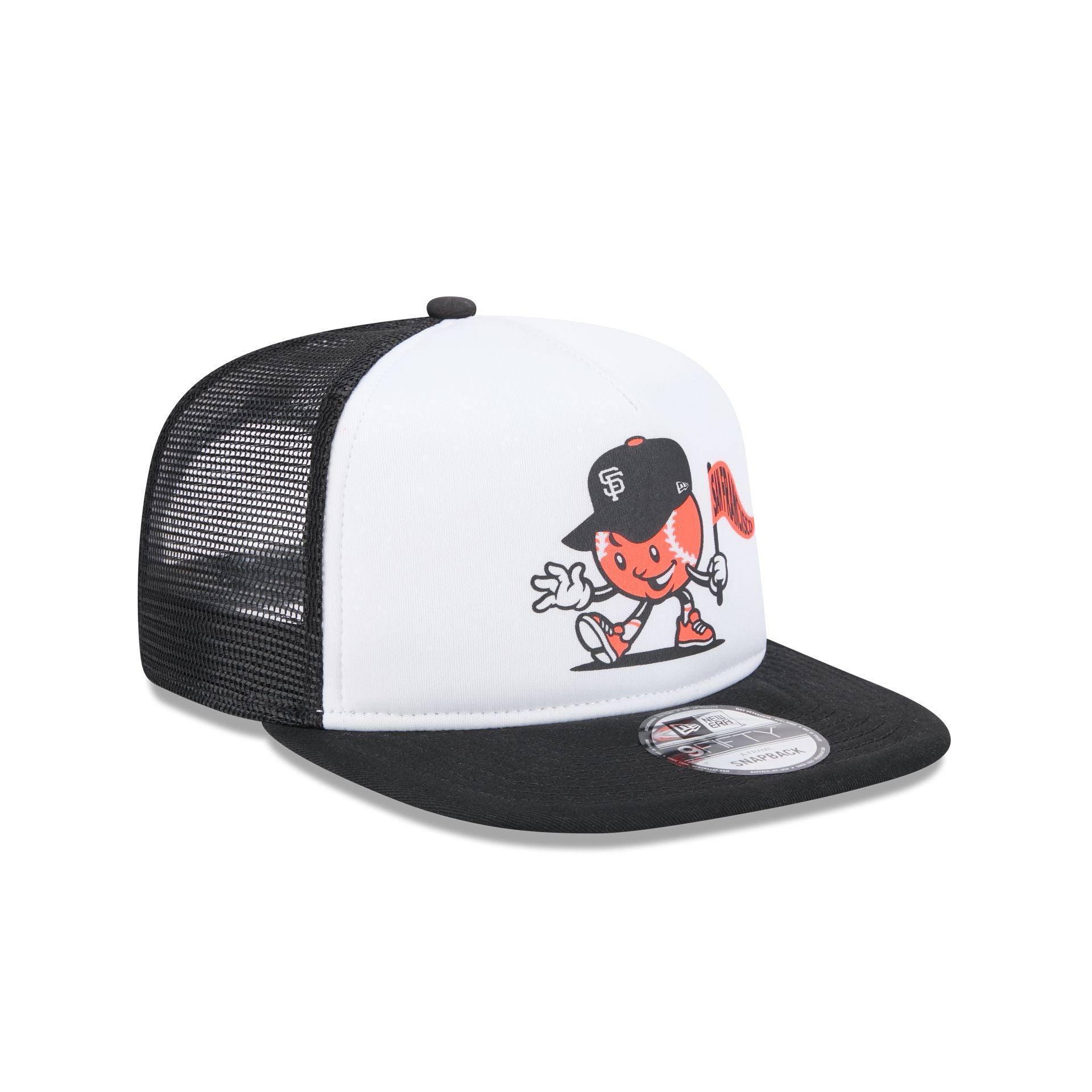 San Francisco Giants Court Sport 9FIFTY A-Frame Trucker Hat Male Product Image