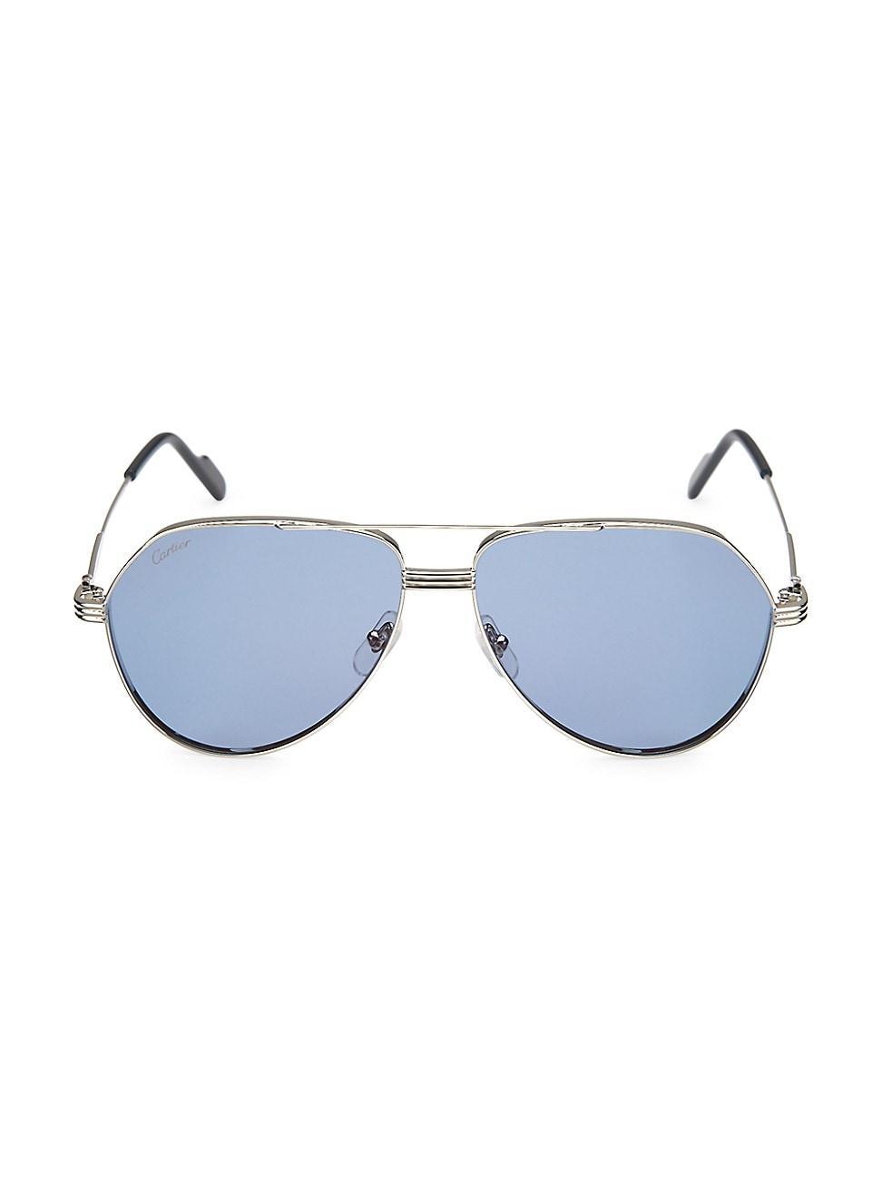 Mens 61MM Aviator Sunglasses Product Image